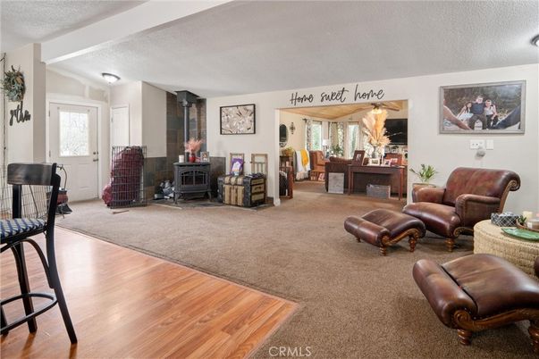 Fireplace, Interior, Wood Texture Flooring