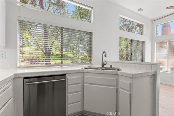 Interior, Kitchen, Stainless Steel Appliances, Tile Countertops