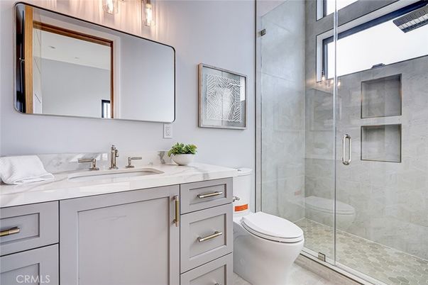 Bathroom, Glass Shower, Interior