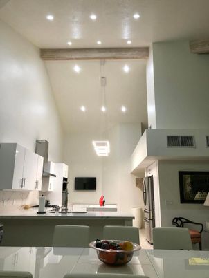 Interior, Kitchen, Pendant Lights, Recessed Lighting