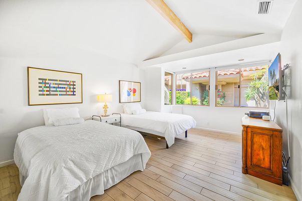 Bedroom, Interior, Wooden Beams, Wood Texture Flooring