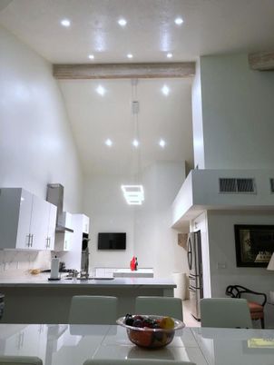Interior, Kitchen, Pendant Lights, Recessed Lighting