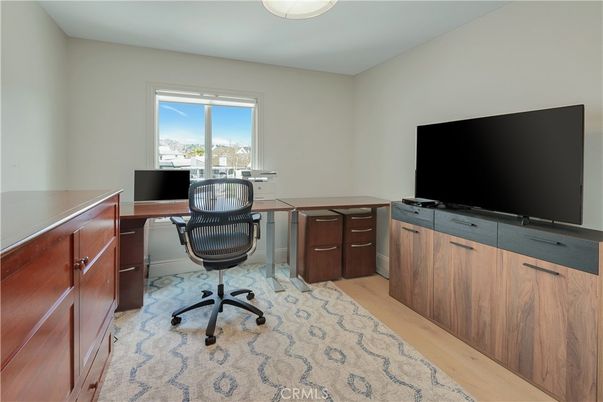 Home Office, Interior, Wood Texture Flooring