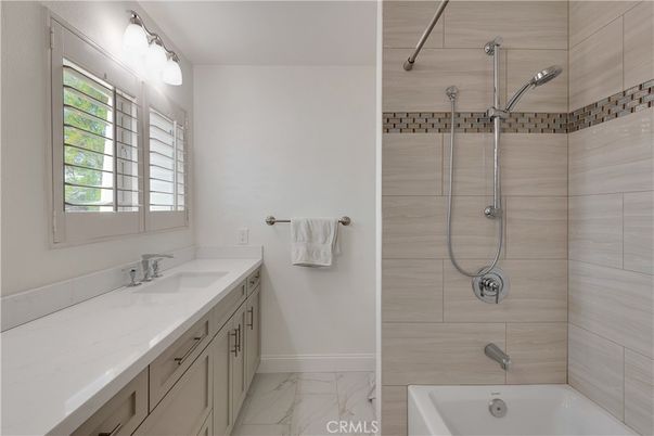 Bathroom, Dual Sink Vanities, Interior, Marble