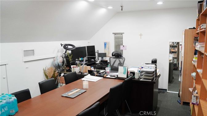 Home Office, Interior, Recessed Lighting