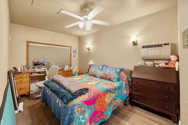 Bedroom, Home Office, Interior, Wood Texture Flooring
