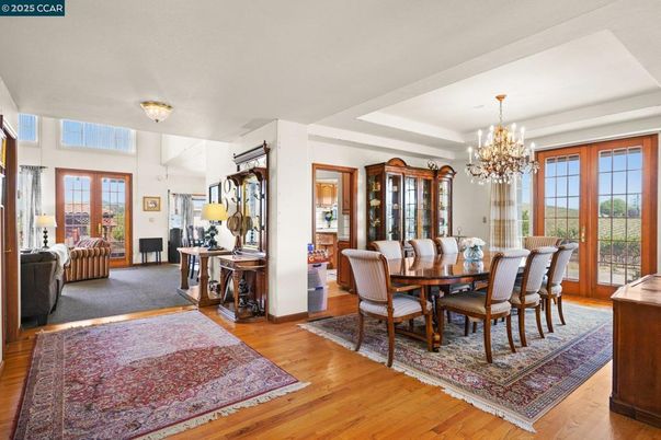 Chandelier, Dining room, Interior, Living room, Wood Texture Flooring