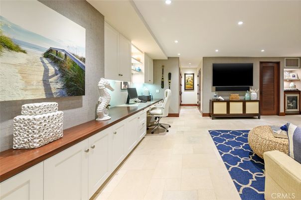 Home Office, Interior, Recessed Lighting