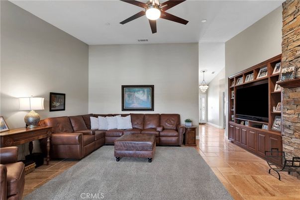 Interior, Living room, Pendant Lights, Stone Walls