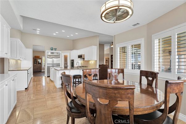 Dining room, Interior, Kitchen, Recessed Lighting