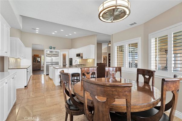 Dining room, Interior, Kitchen, Recessed Lighting