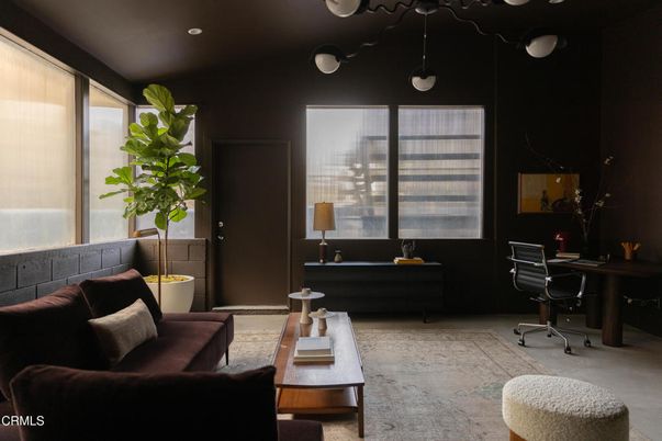 Home Office, Interior, Living room, Recessed Lighting