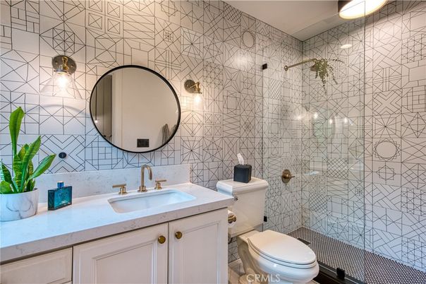 Bathroom, Glass Shower, Interior