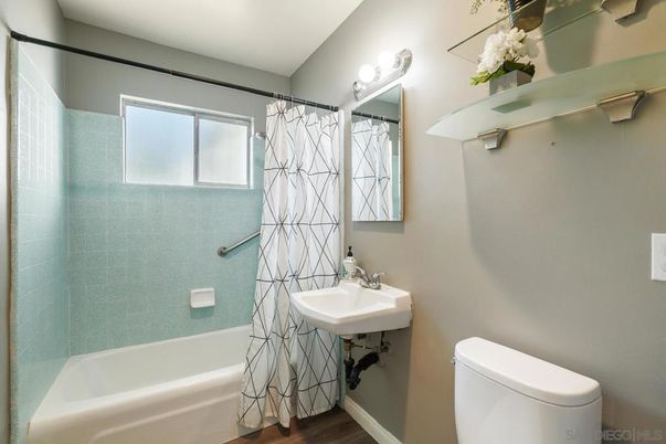 Bathroom, Interior, Wood Texture Flooring