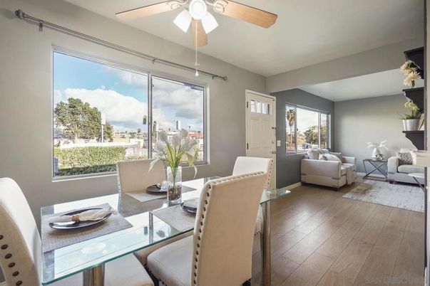 Dining room, Interior, Living room, Wood Texture Flooring