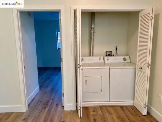Interior, Utility Closets, Washer, Wood Texture Flooring