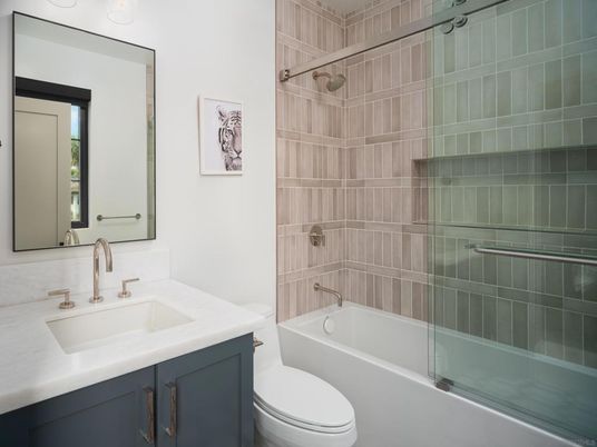 Bathroom, Glass Shower, Interior