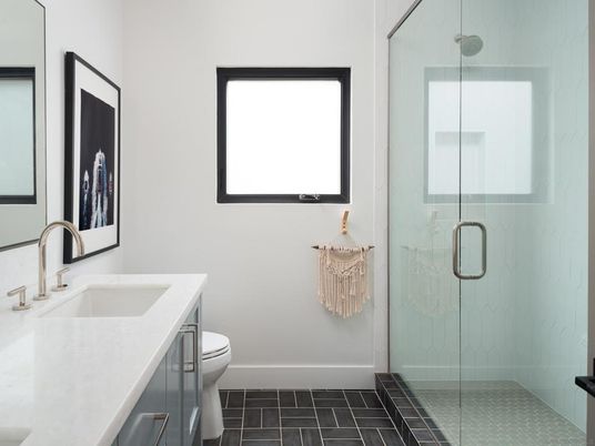 Bathroom, Glass Shower, Interior
