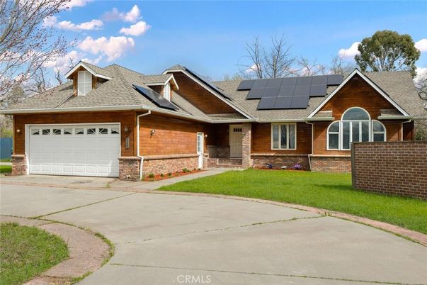 Attached, Exterior, Facade, Solar Panels, Ranch