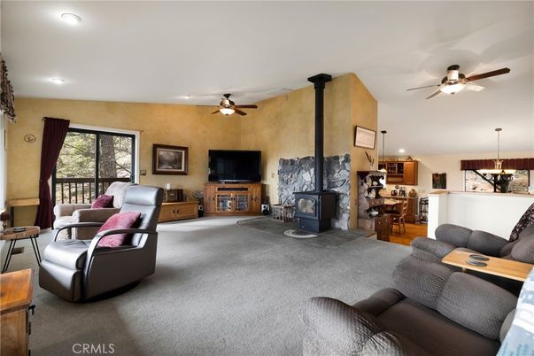 Fireplace, Interior, Living room, Pendant Lights, Recessed Lighting