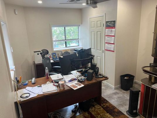 Home Office, Interior, Recessed Lighting