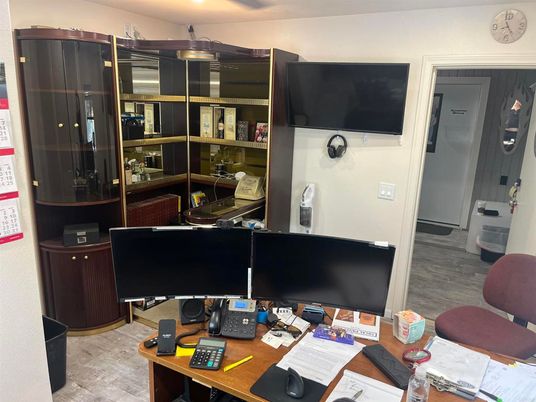 Home Office, Interior, Wood Texture Flooring