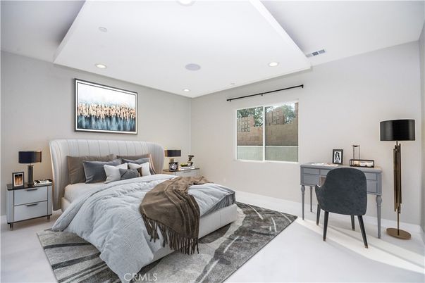 Bedroom, Home Office, Interior, Recessed Lighting