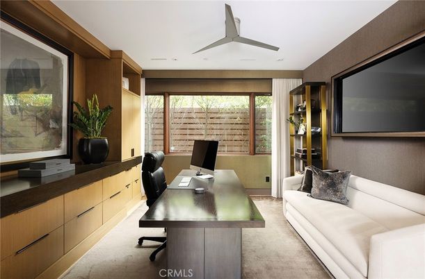 Home Office, Interior, Recessed Lighting