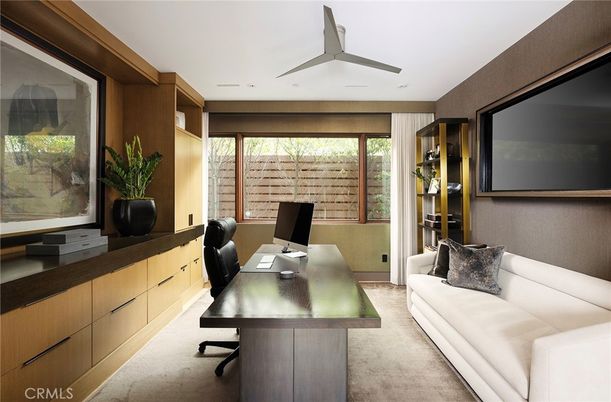 Home Office, Interior, Recessed Lighting