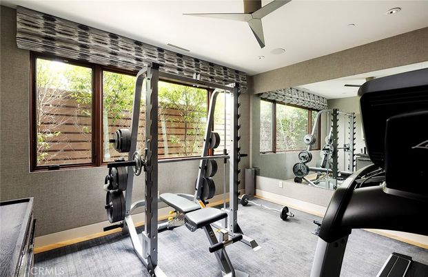 Fitness Equipment, Interior, Recessed Lighting
