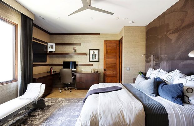 Bedroom, Home Office, Interior, Wood Texture Flooring