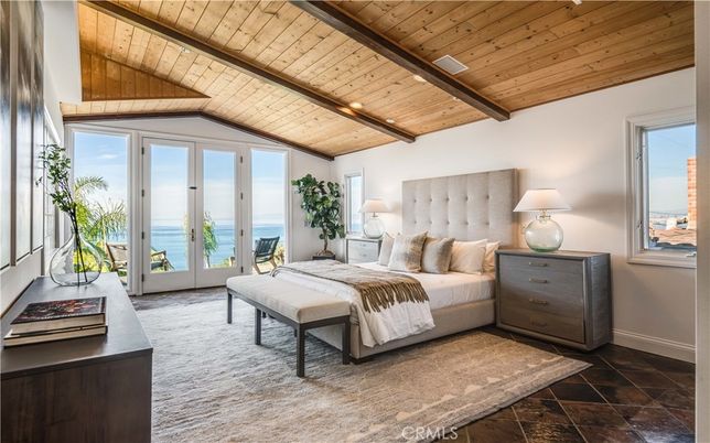 Bedroom, Interior, Wooden Beams, Wooden Ceilings