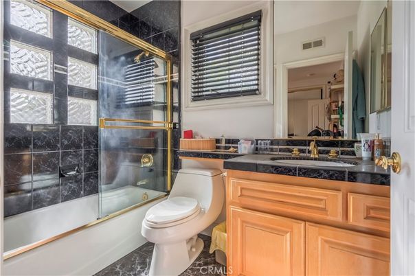 Bathroom, Glass Shower, Interior, Tile Countertops