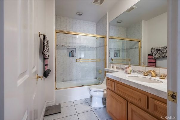 Bathroom, Glass Shower, Interior, Recessed Lighting, Tile Countertops
