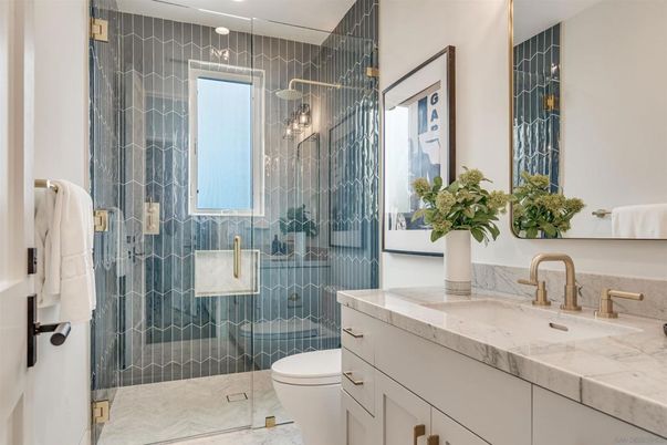 Bathroom, Glass Shower, Interior