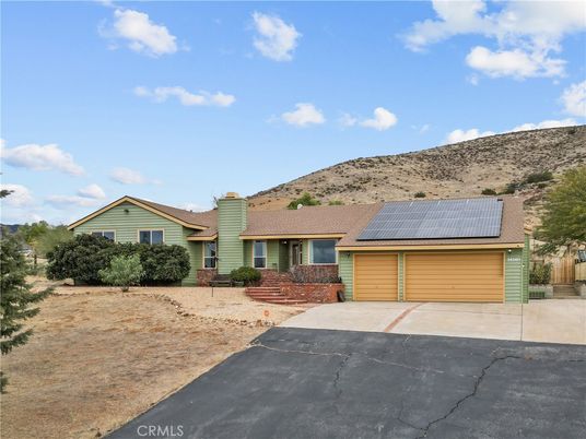 Attached, Exterior, Facade, Solar Panels, Ranch