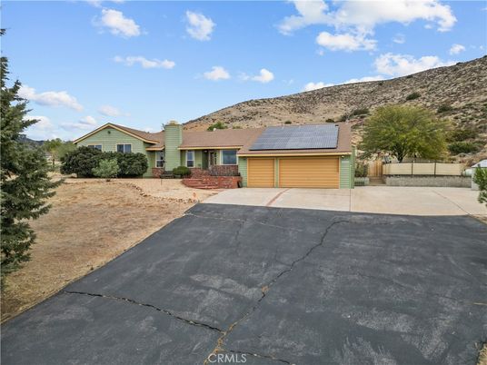 Attached, Exterior, Facade, Solar Panels, Ranch
