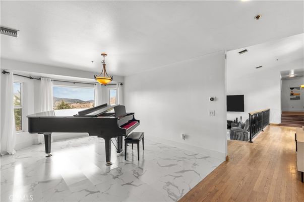 Interior, Marble, Pendant Lights, Piano