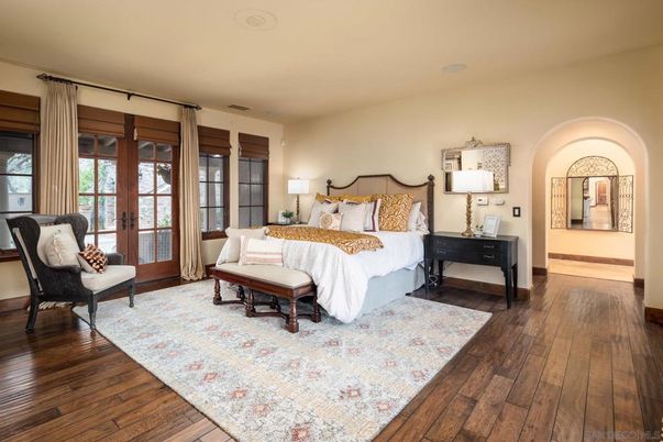 Bedroom, Interior, Wood Texture Flooring