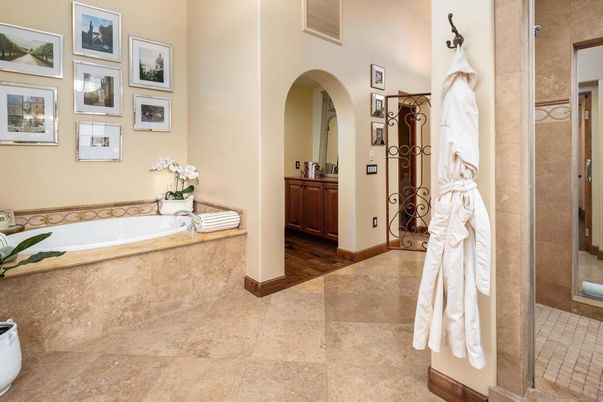 Bathroom, Interior, Wood Texture Flooring