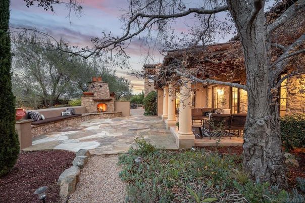 Backyard, Exterior, Fireplace