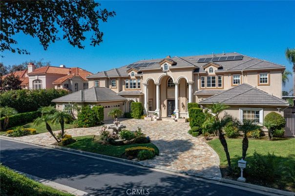 Attached, Exterior, Facade, Solar Panels, French Provincial