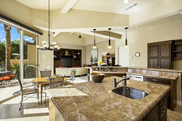 Dining room, Interior, Kitchen, Living room, Pendant Lights, Recessed Lighting