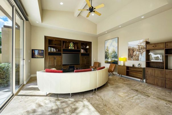 Interior, Living room, Recessed Lighting