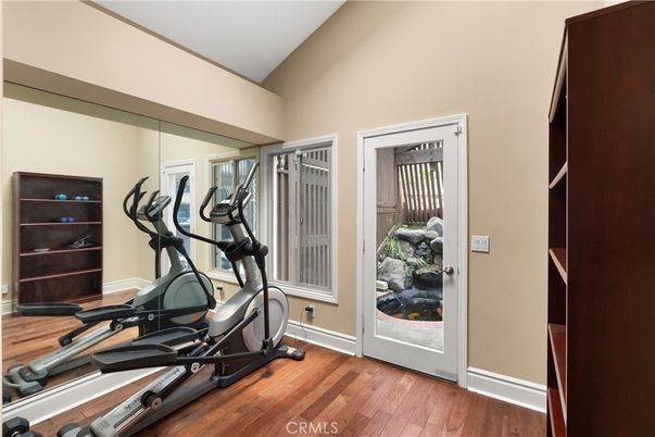 Fitness Equipment, Interior, Wood Texture Flooring