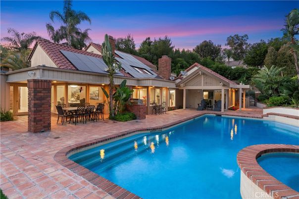 Exterior, Pool, Solar Panels