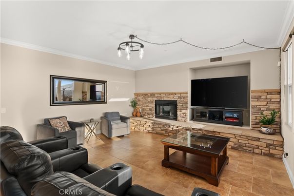 Home Theatre Room, Fireplace, Interior, Living room