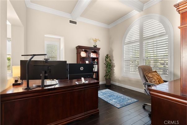 Home Office, Interior, Wood Texture Flooring