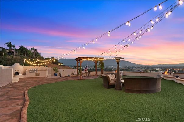 Backyard, Exterior, Fireplace