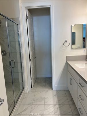 Bathroom, Glass Shower, Interior, Marble